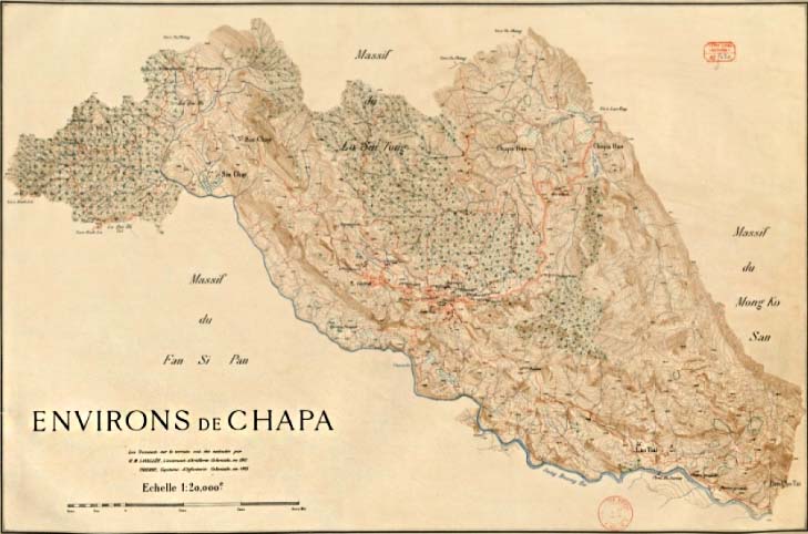 Map of Sapa in 1926