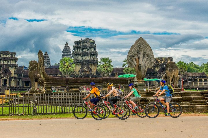The bicycle is the best way to visit Angkor.