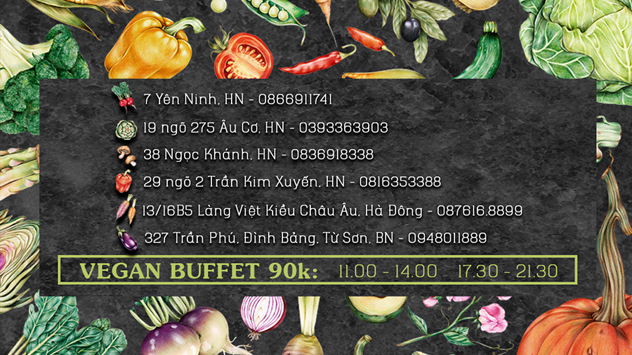 Veggie Castle best vegetarian restaurants in Hanoi