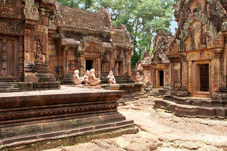 The majesty of the Angkor temples in Siem Reap, Cambodia