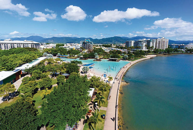 Cairns city - the starting point for the Great Barrier Reef