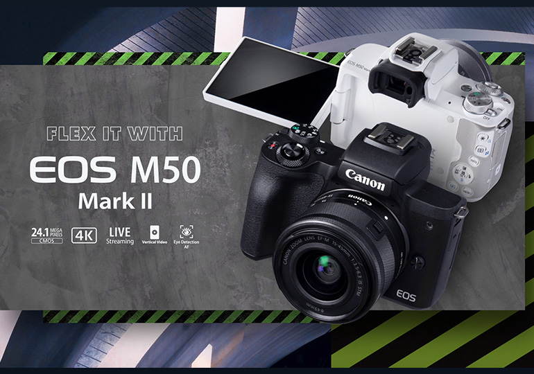 Máy ảnh Canon mirrorless EOS M50 mark II