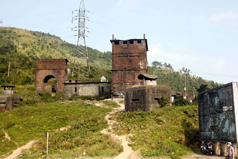 French remnants of the war at Hai Van pass