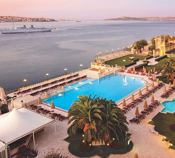 Raffles Istanbul swimming pools
