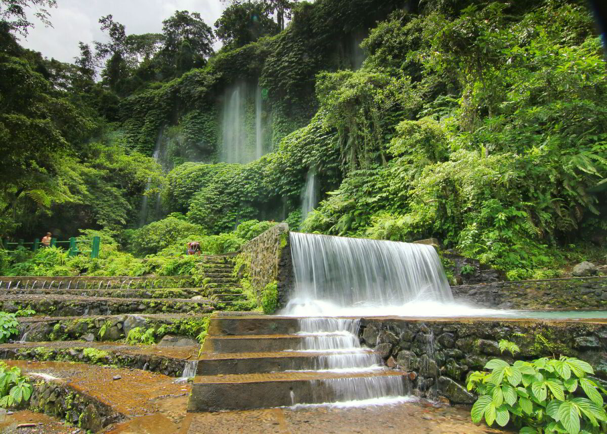 Benang Stokel and Benang Kelambu waterfalls in Lombok