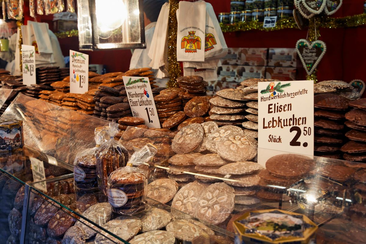 Gingerbread in Nuremberg Christmas Market