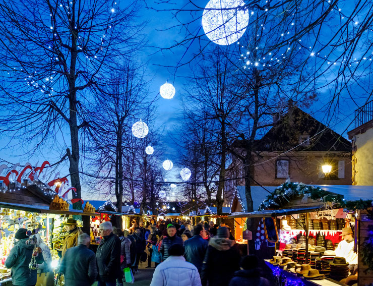 Riquewihr - hosts one of the most charming Christmas markets in Alsace.