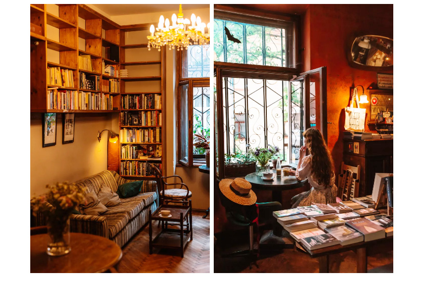  Massolit Books & Cafe - one of the most magical places in Krakow.