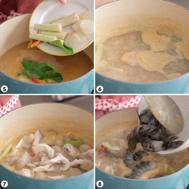 Recipe to Tom Yum Thailand