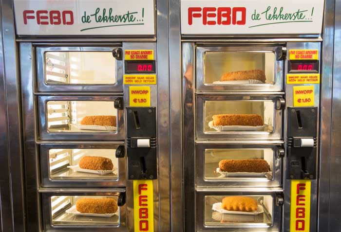 The febo croquettes in FEBO Croquettes, Amsterdam