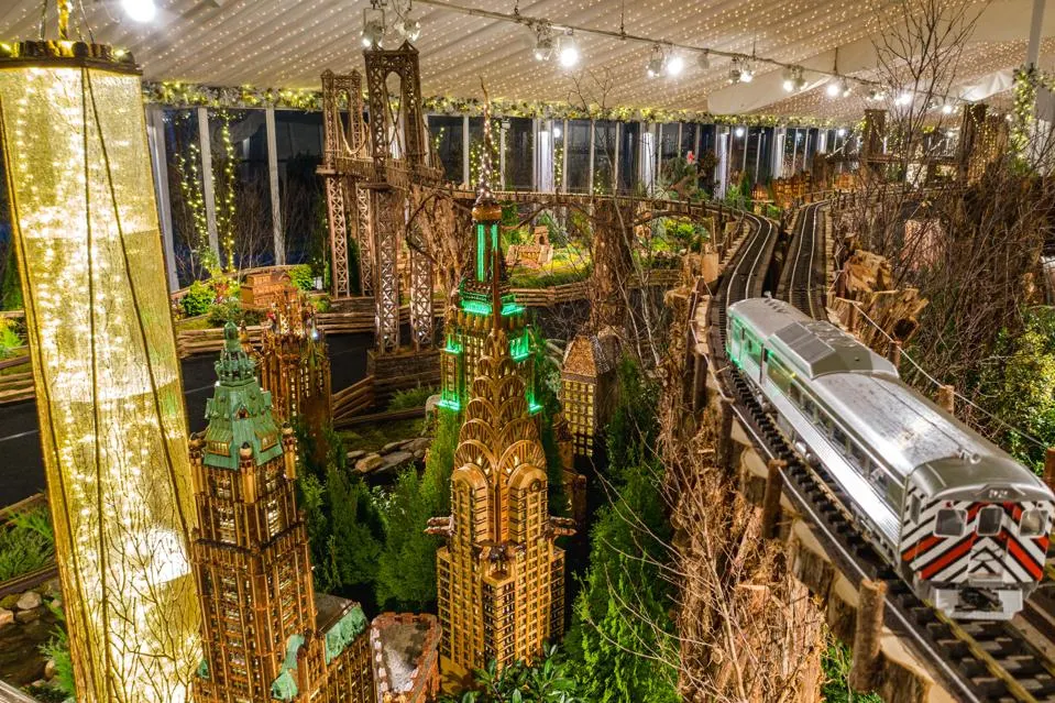Christmas Train at New York Botanical Garden