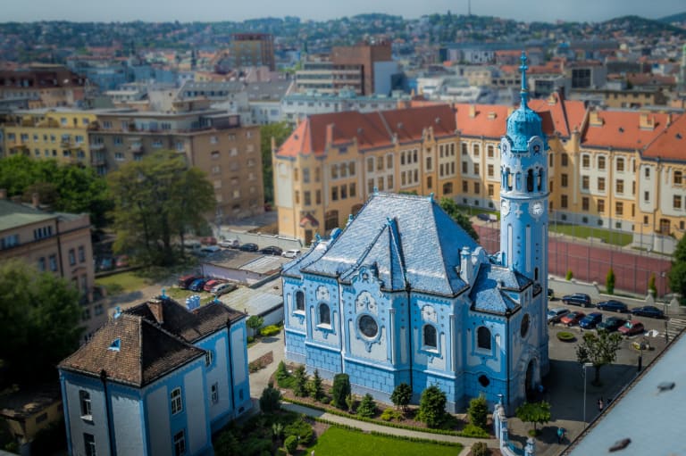 The Blue Church of Bratislava - an unusual church building