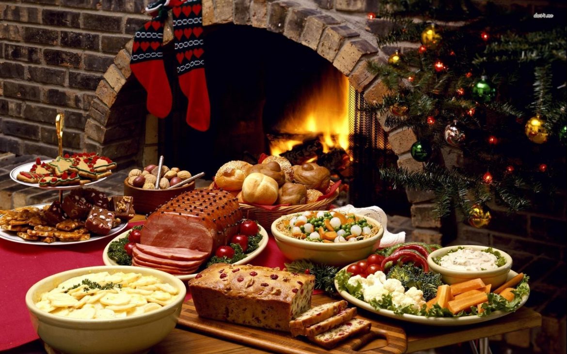 Traditional meal in Christmas Eve of Catalans.