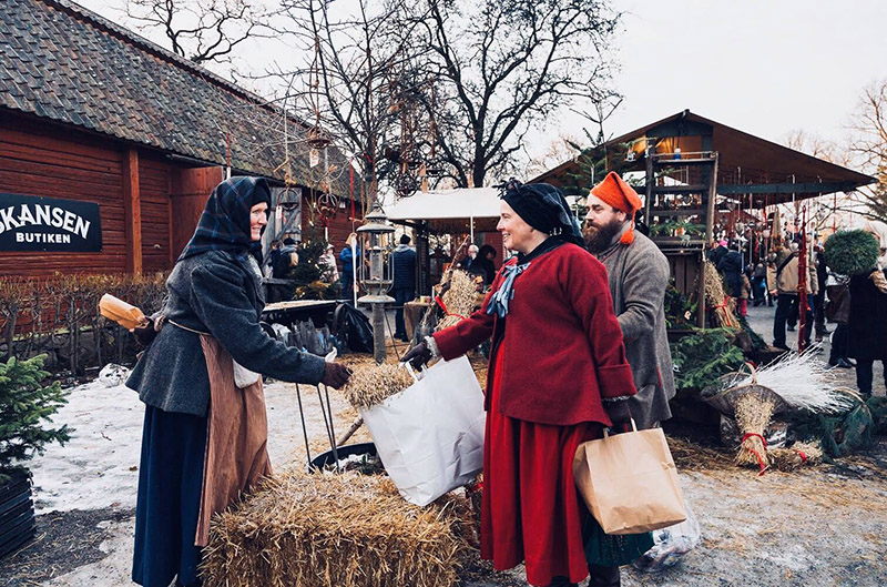 Skansen Christmas Market - Skansens Julmarknad takes you on a journey through time to an enchanting Christmas world.