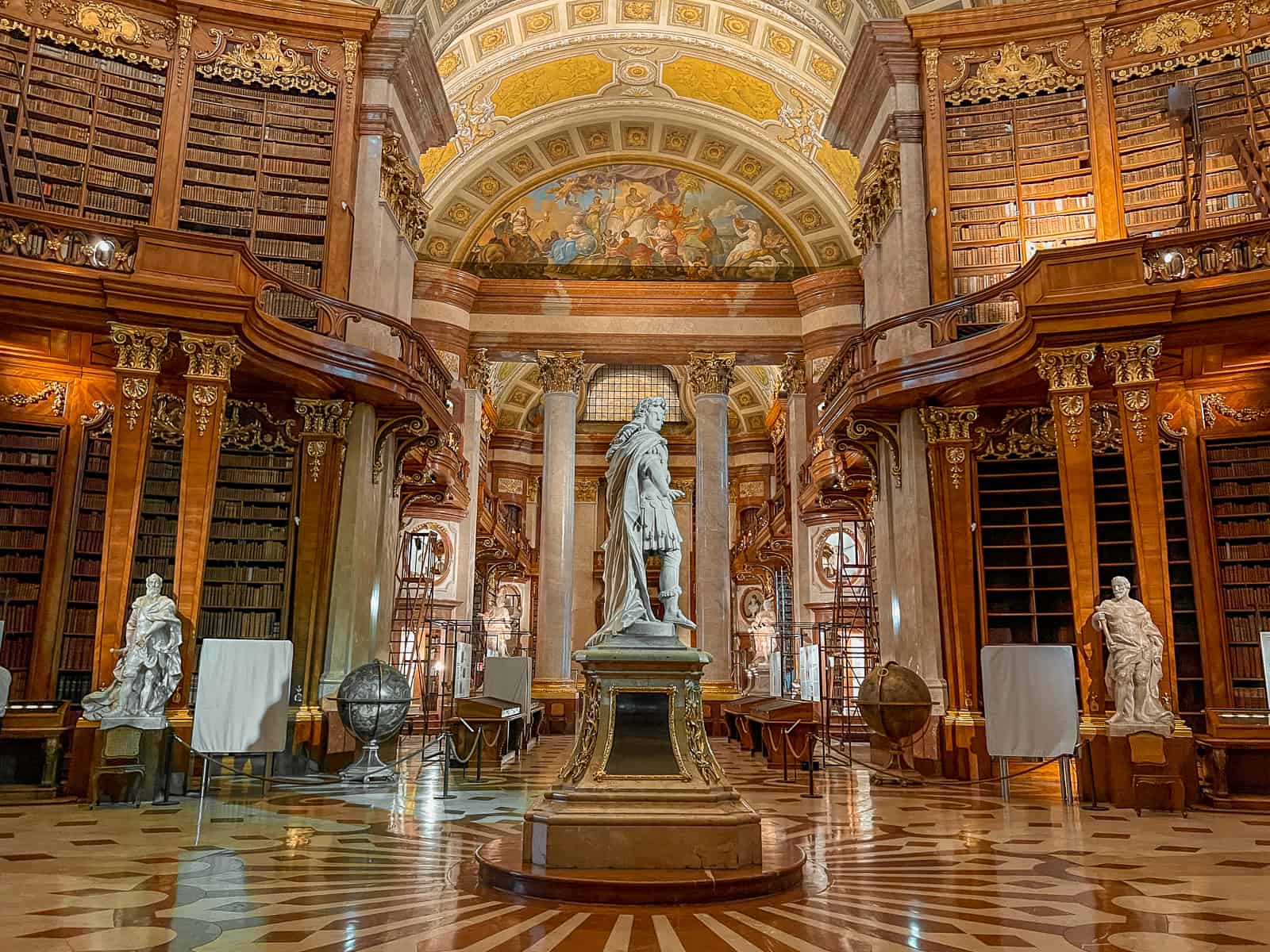 Austrian National Library - most beautiful libraries in Europe