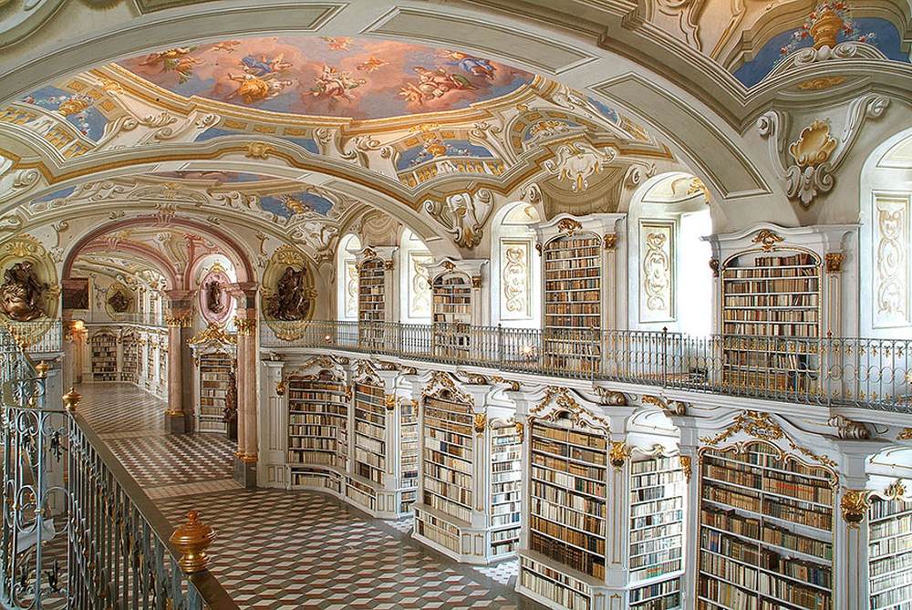The Admont Library in austria