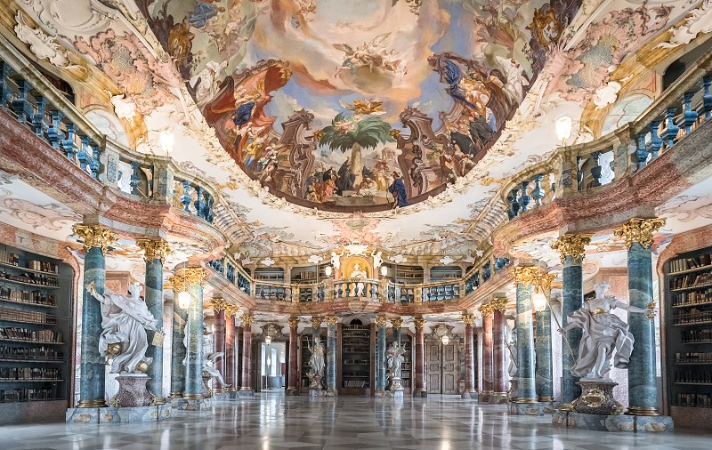  Wiblingen Abbey Library, a Fairytale in Germany!