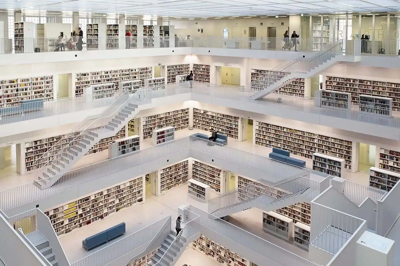 Stuttgart City Library - one of the World's most beautiful modern libraries
