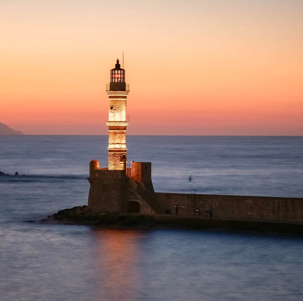 The Egyptian Lighthouse - Chania in sunset