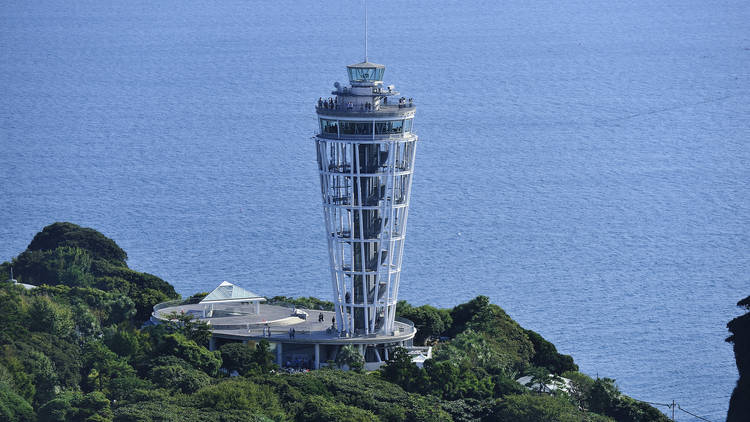 The Enoshima Sea Candle also known as the Shonan Observatory Lighthouse