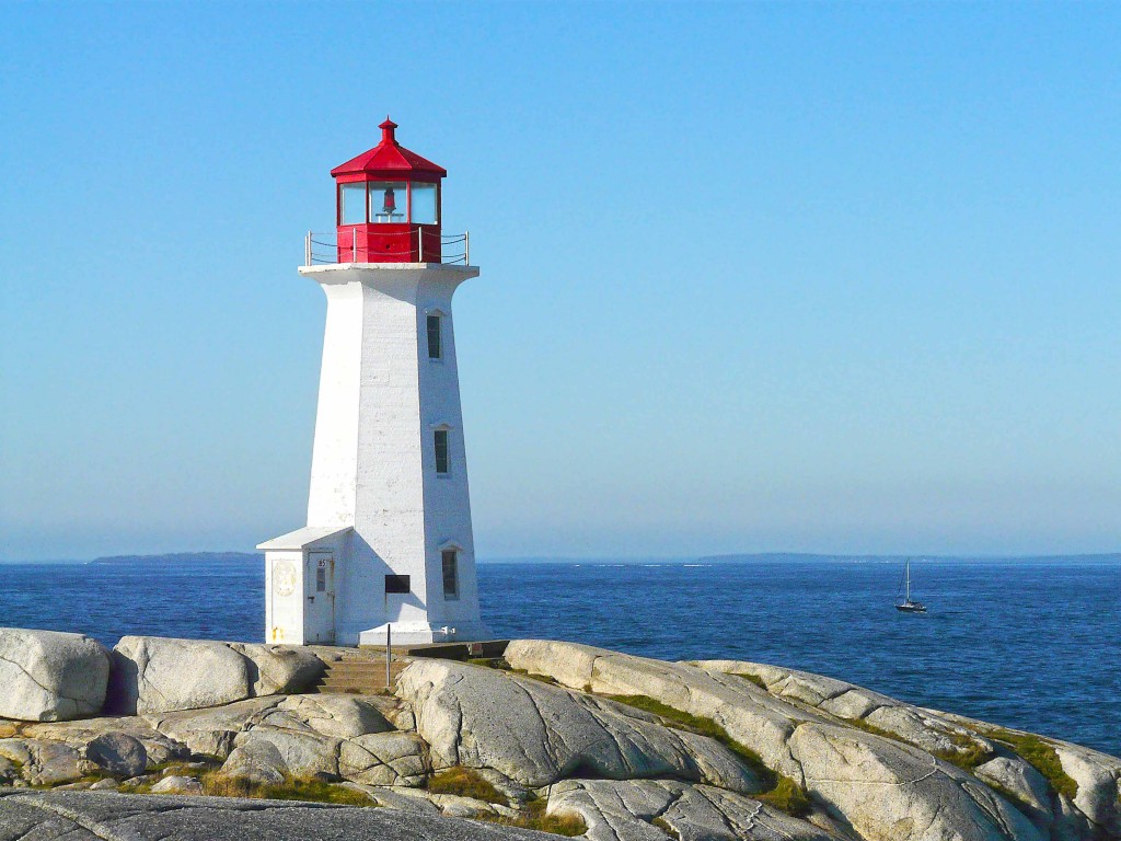 Peggy's Cove Lighthouse, one of the most beautiful lighthouses in the world
