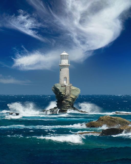 Tourlitis lighthouse - Top 7 Best Mythological Places to Visit in Greece 
