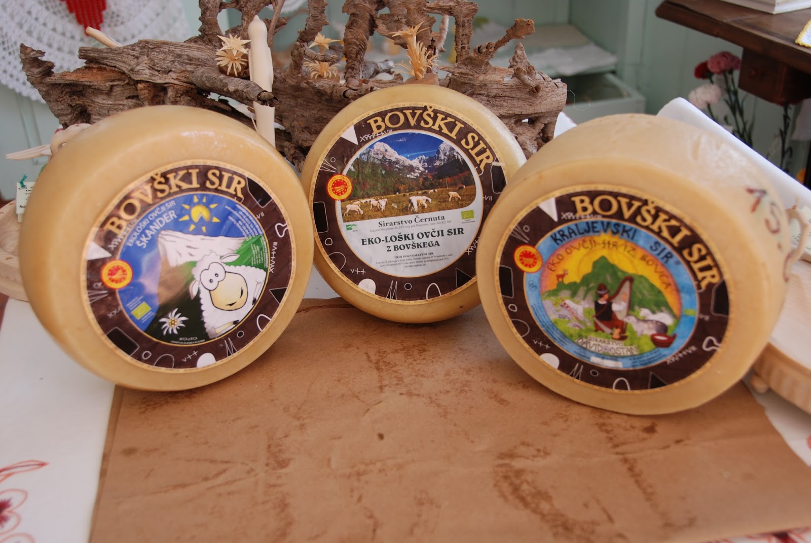 Bovec cheese-making is unique culture to the Slovenian Alps.