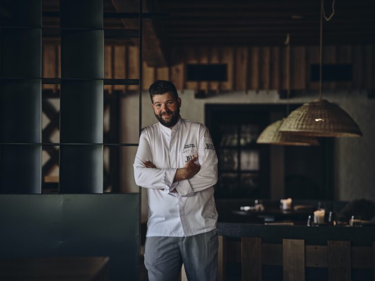 The owner-Chef of Grič, Luka Košir